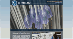 Desktop Screenshot of electritec.com